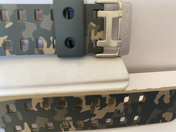 Casio Original Watchband GA-100, GD-120 Military Camouflage Original Strap/Band