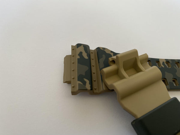 Casio Original Watchband GA-100, GD-120 Military Camouflage Original Strap/Band