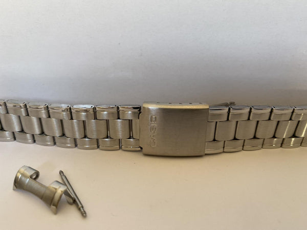 Casio Original Watchband/Bracelet MTP-1215,MTP-1259 All Steel Band w/end caps