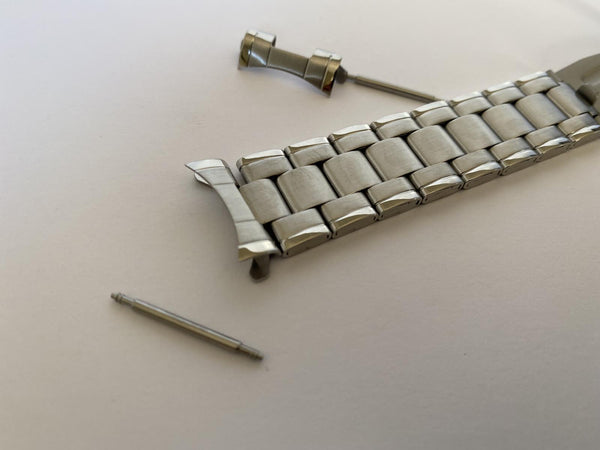 Casio Original Watchband/Bracelet MTP-1215,MTP-1259 All Steel Band w/end caps