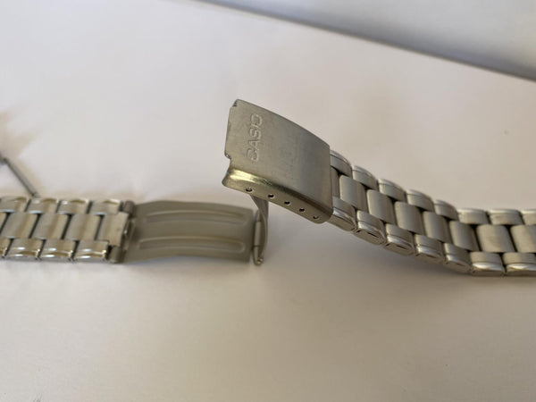 Casio Original Watchband/Bracelet MTP-1215,MTP-1259 All Steel Band w/end caps