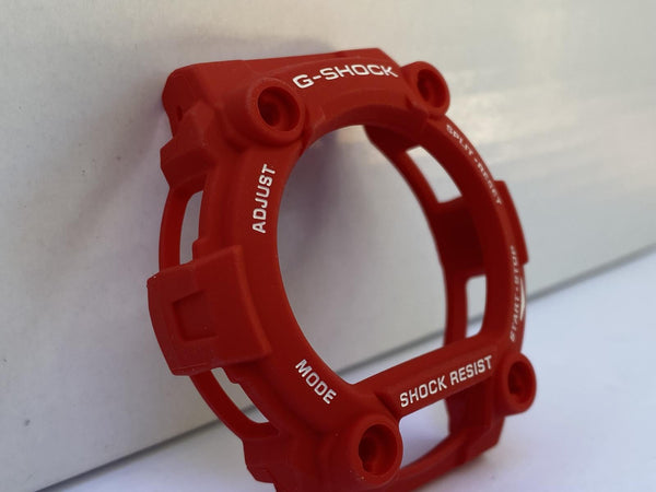 Casio Original Watch Parts. G-7900 A-4. Red Bezel/Shell. White Graphics
