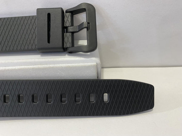 Casio Original Watchband For Model SGW-600. Textured Black Resin Strap. Band