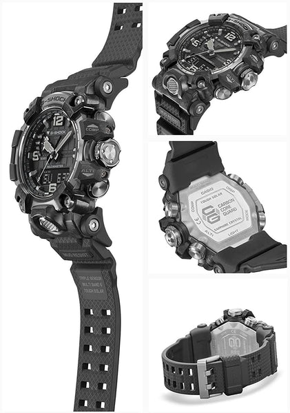 Casio Original Watchband For Model GWG-2000 -A1.MudMaster Black Resin Strap.Band