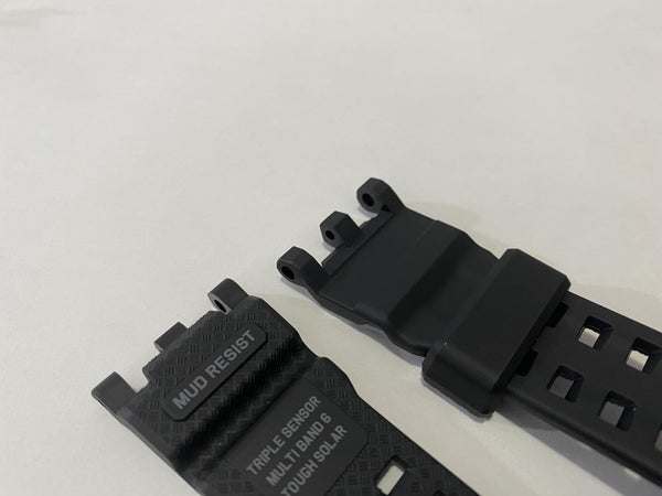 Casio Original Watchband For Model GWG-2000 -A1.MudMaster Black Resin Strap.Band