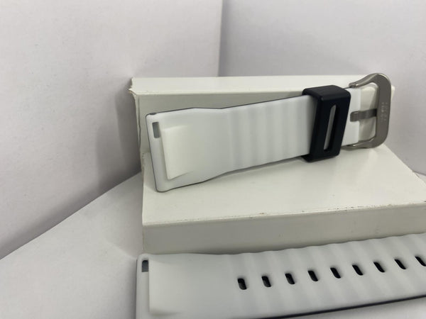 Casio Watchband PRG-650. Pro Trek Original Strap. Silicone Black. Underside Wht