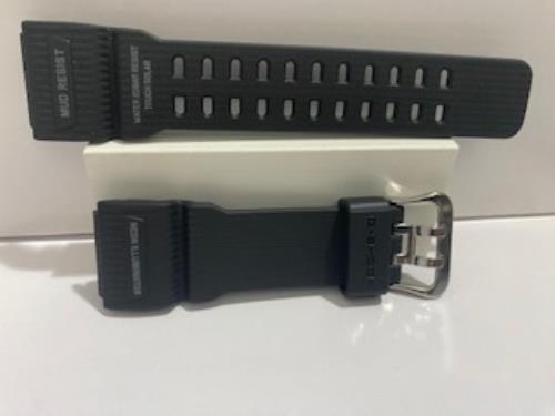 Casio Original Watchband Mod# GSG-100 -1A Black Resin Strap Mud Resist