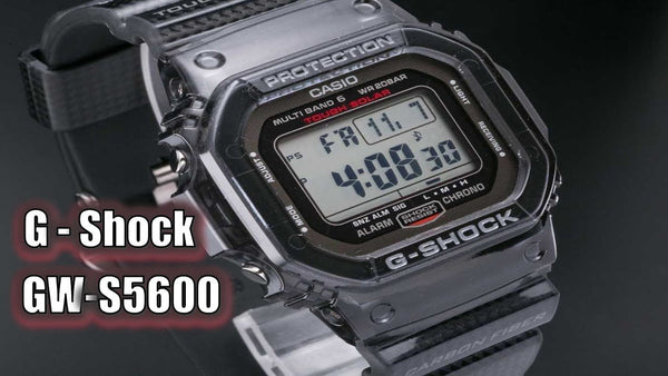 Casio Original Watch Parts Bezel/Shell GWS-5600 GW-S5600 Clear/Black Cover.