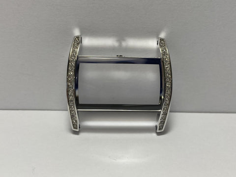 Anne Klein Watch Parts New Case w/Glass Crystal / Faux Diamond Trim Mod: 10/6911
