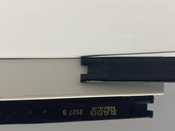 Rado Couploe Ladies Original Watchband With Gold Tone Rado Engraved Buckle.Strap