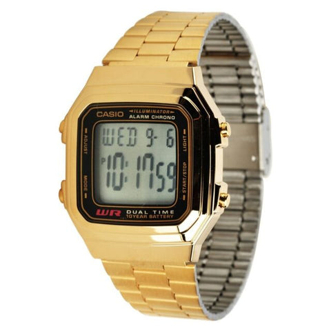 Casio Model A178W Gold Tone Digital Wrist Watch for Men. Model A178-Ga -1