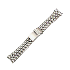 Steel bracelet watch band