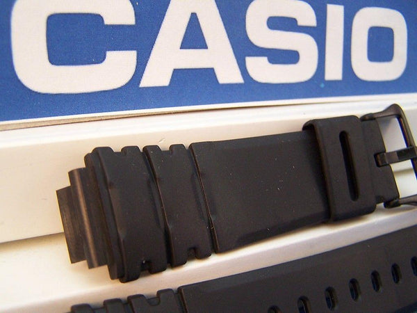 Casio Watchband AW-41 AW-40 Field Trainer Black Resin Strap. Band