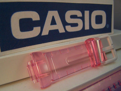 Casio Watchband BG-169 -4. Baby-G. Clear Pink Resin Strap.Watchband