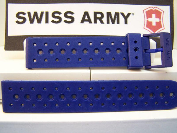 Swiss Army Watch Band Renegade Light Blue Mens 19mm Swiss Made Strap / Watchband