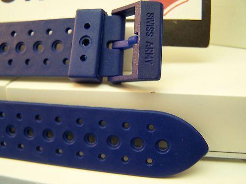 Swiss Army Watch Band Renegade Light Blue Mens 19mm Swiss Made Strap / Watchband