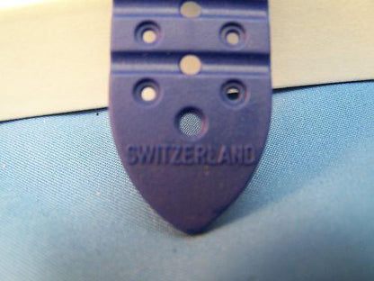 Swiss Army Watch Band Renegade Light Blue Mens 19mm Swiss Made Strap / Watchband
