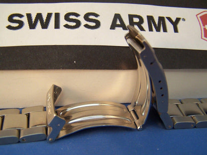 Swiss Army Watch Band Officer Bracelet All Steel fits Mod: 24205, 24336, 24337