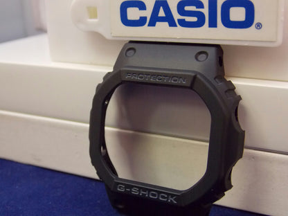Casio Watch Parts DW-5600 SN & GW-5600 B Bezel/Shell G-Shock Blk. Fits DW-5600E