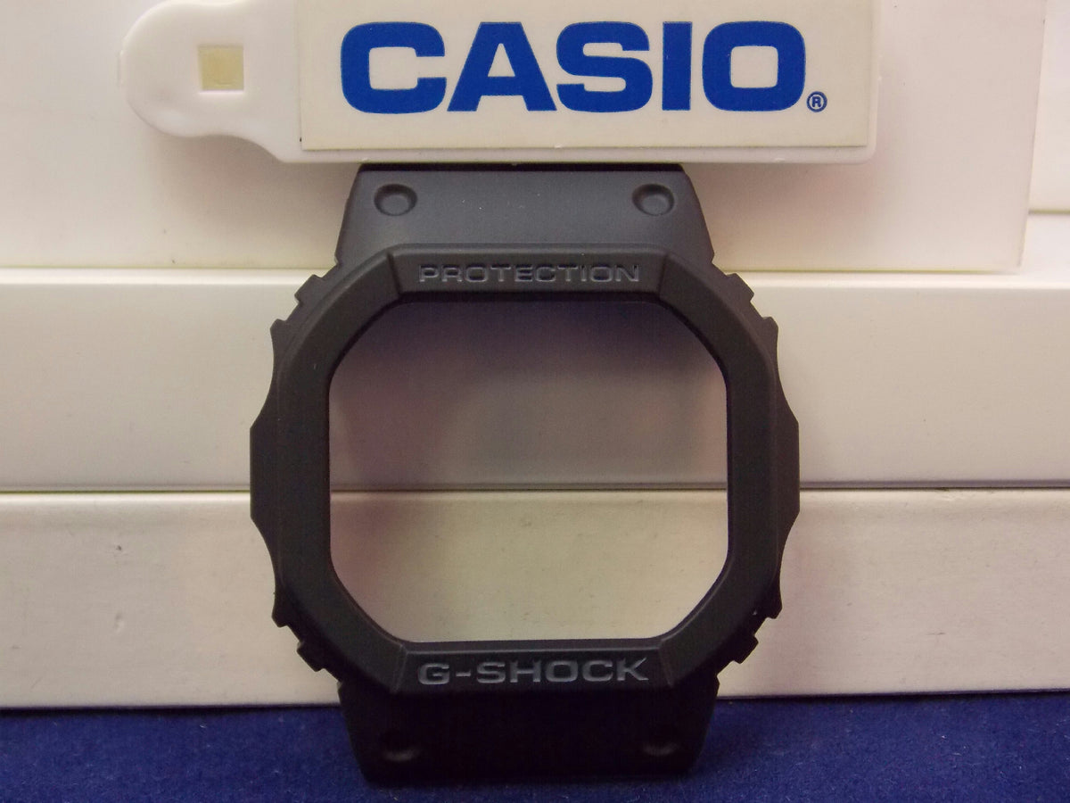 Casio Watch Parts DW-5600 SN & GW-5600 B Bezel/Shell G-Shock Blk. Fits DW-5600E