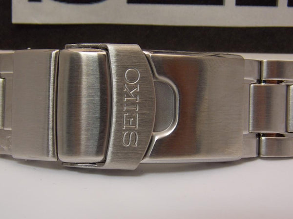 Seiko WatchBand SRPA21 Bracelet Silver Tone Steel w/Push Button Safe Clasp.22mm