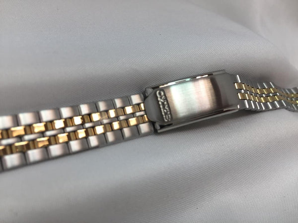 Seiko Original WatchBand SWZ144 Bracelet Womens 13mm Curved End Two Tone