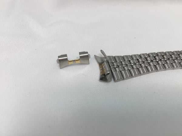 Seiko Original WatchBand SWZ144 Bracelet Womens 13mm Curved End Two Tone