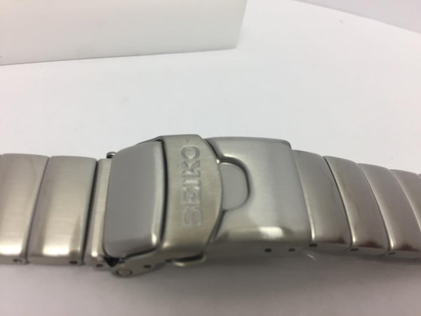 Seiko Bracelet for SMA033 Kinetic Auto Relay.Stainless Steel.Silver Color.
