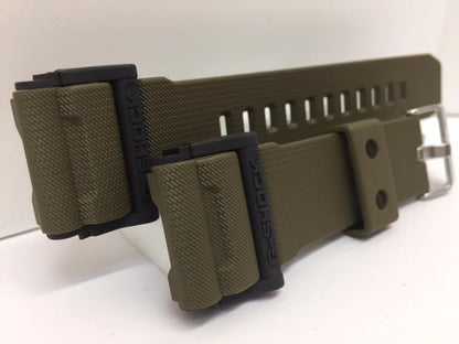 Casio Watchband GD-400 -9 Military Style Olive Green Resin Strap