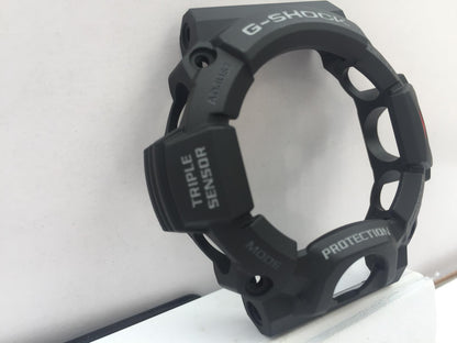 Casio Parts Bezel/Shell GW-9400 G-Shock Rangeman Black W/White Letters Red Trim.