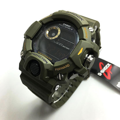 Casio Watchband GW-9400 -3 Military Green. Casio Original Rangeman Strap/Band