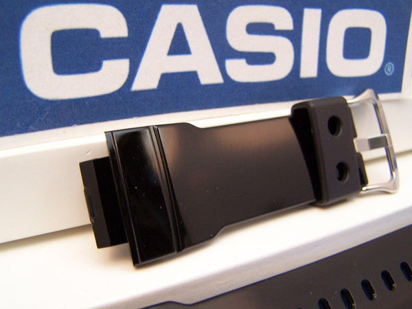 Casio Watch Band AW-582 SC-1 Shiny black Resin Strap For Digital Analog G-Shock