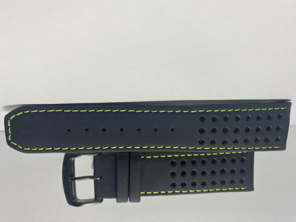 Citizen Proximity Watchband Mod: AT7035 Bk Plate# W760-S079888 Blk w/Grn Stitch