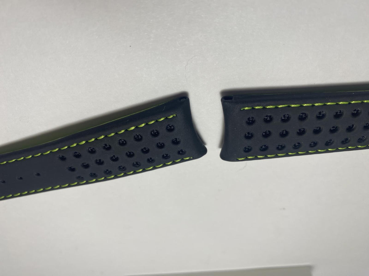 Citizen Proximity Watchband Mod: AT7035 Bk Plate# W760-S079888 Blk w/Grn Stitch