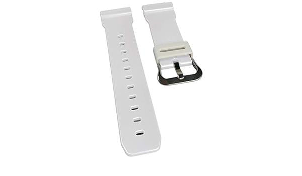 Casio Original Watchband For Model GLS-5600 kl-7 Shiny White Resin Strap. Band