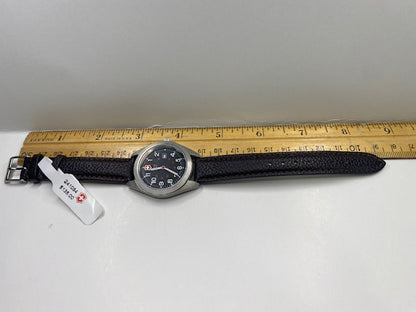 Swiss Army Victorinox Garrison 241084 NIB. Mid Size 34mm Steel Case. Swiss Made.