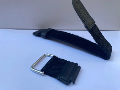 Casio Original Watchband MRW-210 Black Nylon Grip 20mm Wide Attach 28mm Shoulder