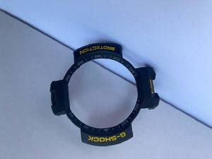 Casio Watch Parts GA-1000 -8A-9B Bezel Black Yellow Letters.Original Casio Parts