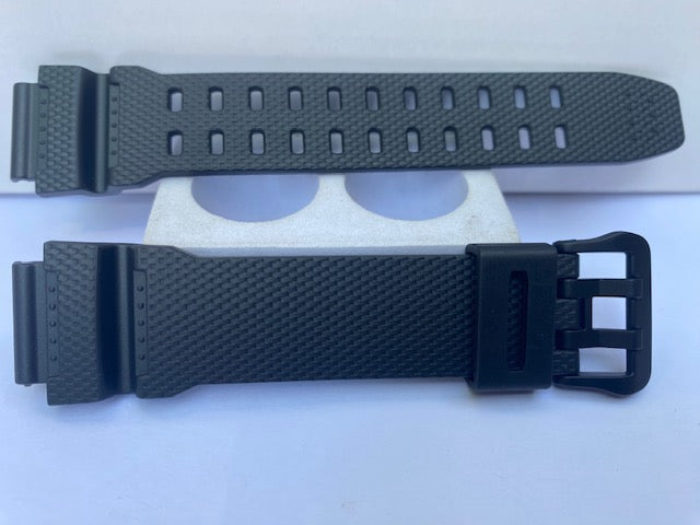 Casio Original Watchband for WS-1200 and WS1250. Black Resin Strap. Band