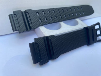Casio Original Watchband for WS-1200 and WS1250. Black Resin Strap. Band
