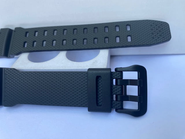 Casio Original Watchband for WS-1200 and WS1250. Black Resin Strap. Band