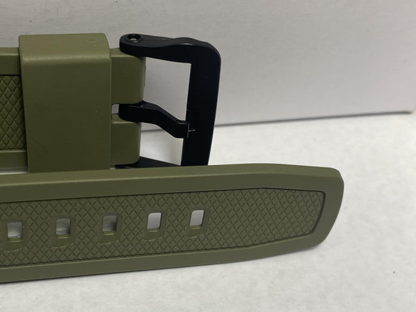 Casio Original Watchband AE-1400 -3 Military Green w/Black Buckle. Strap. Band