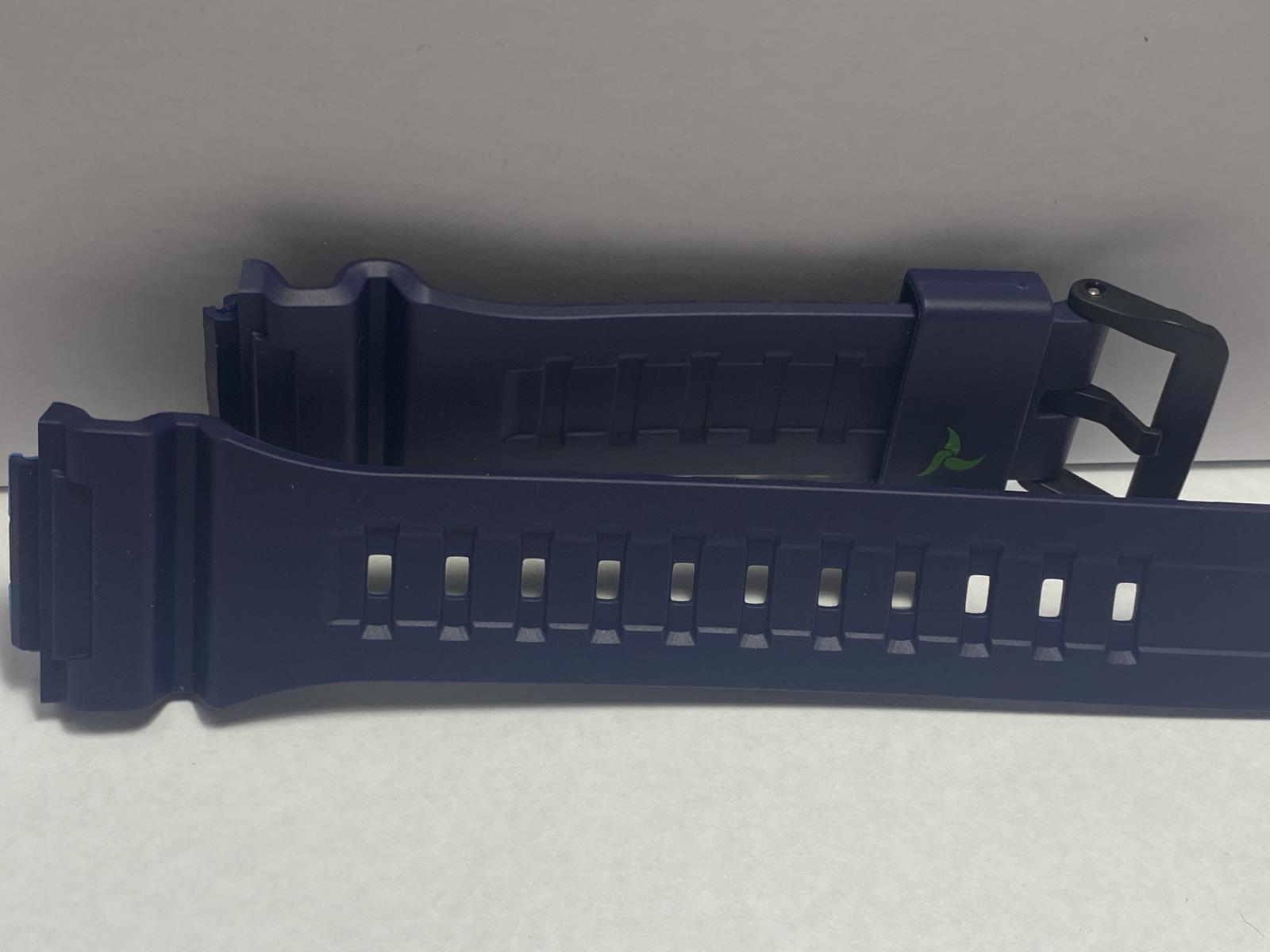 Casio Original Watchband Blue STL-S100 H-2 Tough Solar. Strap. Blue Band.