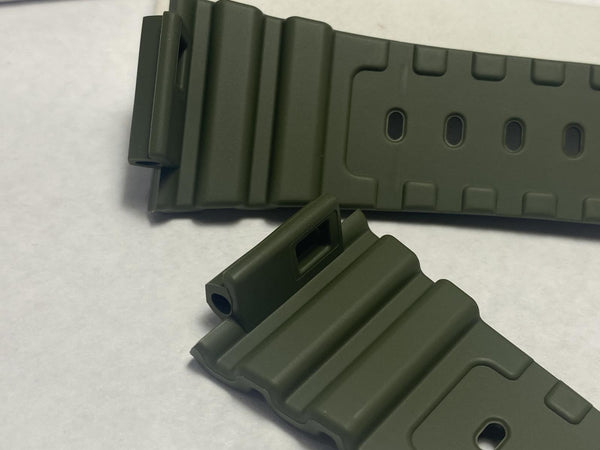 Casio Original Watchband DW-5610 Military Green. G-Shock Strap. Band.