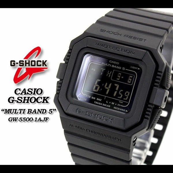 Casio Original Watch Parts Bezel/Shell GW-5500 w/Push buttons.Blk Shell/Buttons