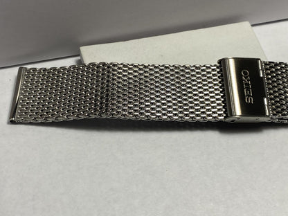 Seiko Original Watchband/Bracelet SRPD71.22mm Solid Steel Mesh. Clip Buckle.