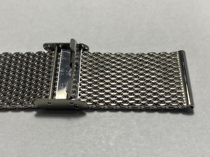 Seiko Original Watchband/Bracelet SRPD71.22mm Solid Steel Mesh. Clip Buckle.