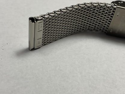 Seiko Original Watchband/Bracelet SRPD71.22mm Solid Steel Mesh. Clip Buckle.