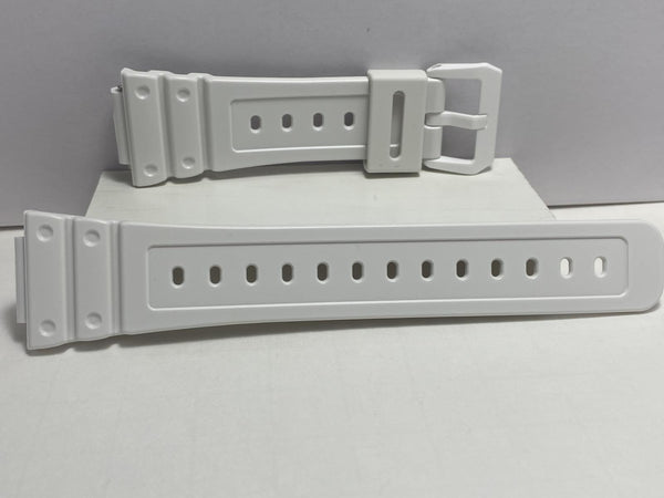 Casio Original Watchband GA-2100 -7A White G-Shock Strap. Band With Spring Bars