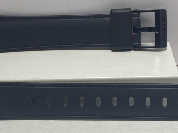 Casio Original Watchband MQ-91, MQ-90, MQ-83 Black Resin Strap. 18mm band